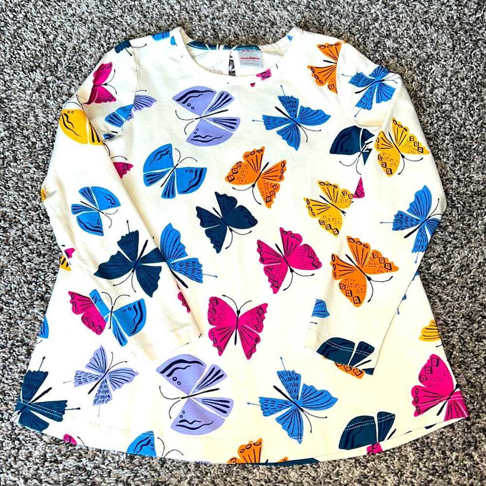 Hanna Andersson butterfly swing shirt